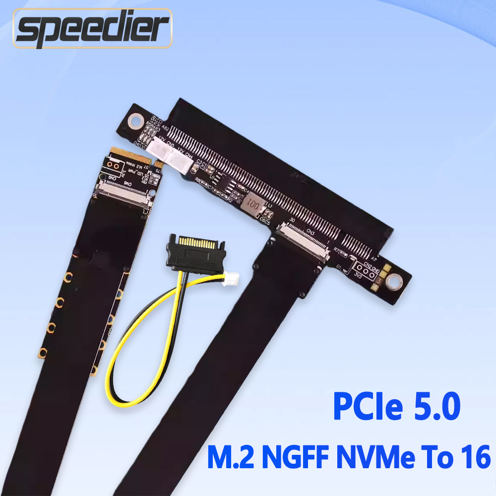 Pcie 5.0 Gpu Riser Cable - PCI-E 5.0 M.2 NGFF NVMe naar