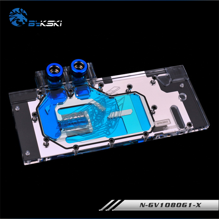 Rtx 4090 Water Block - Bykski N-GV1080G1-X VGA waterkoelblok voor GIGA