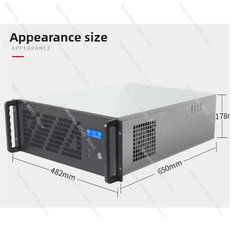 Server Gpu Chassis 4U - 4U-serverbehuizing met 12 GPU-slots, USB 3.0-ondersteuning