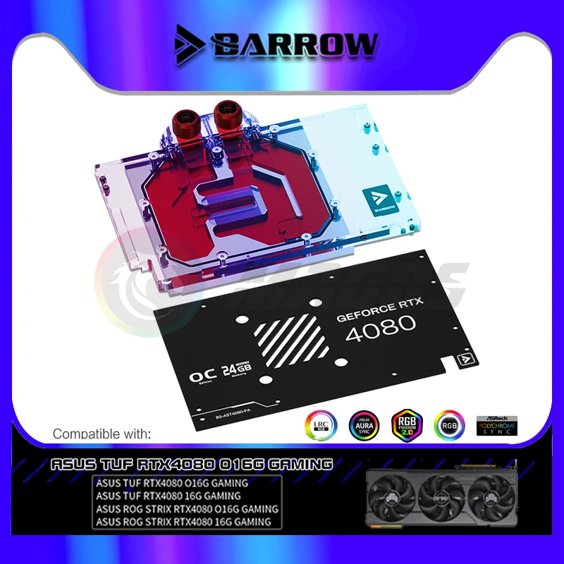 Barrow BS-AST4080-PA, 4080 GPU - Rtx 4090 Water Block recensie en prijs
