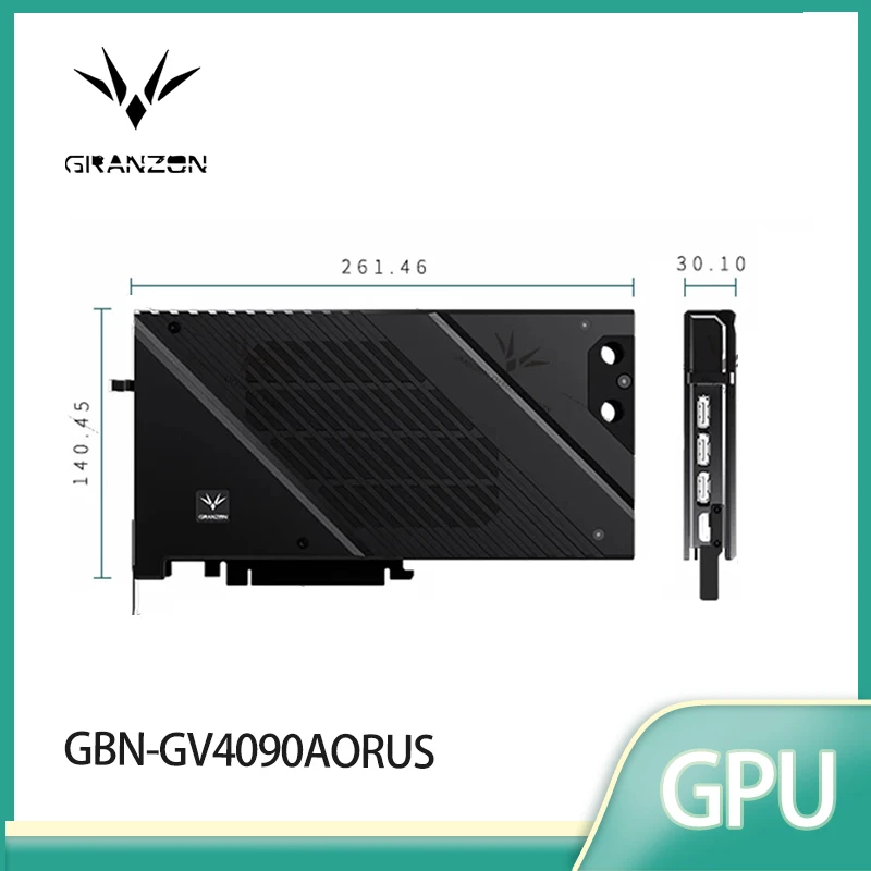 Granzon waterkoelblok voor Gig - Rtx 4090 Water Block recensie en prijs
